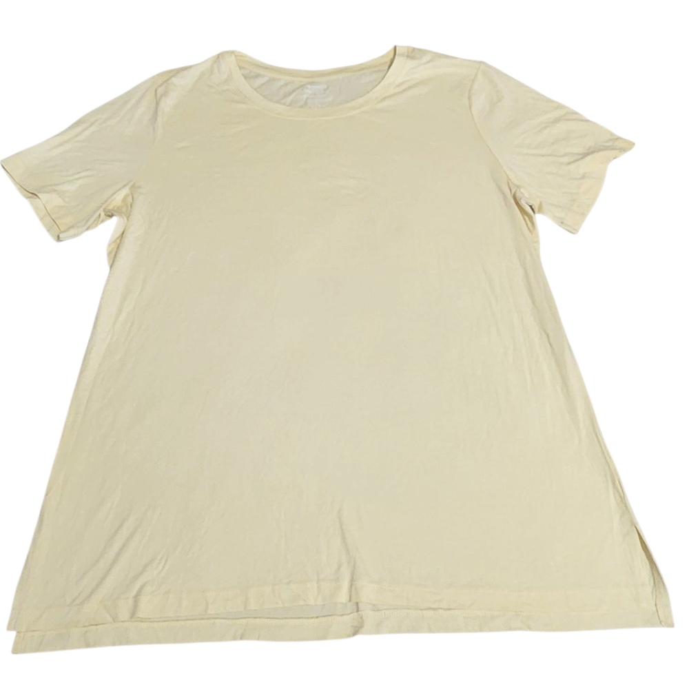 Member's Mark Essential Relaxed Fit Crewneck Short Sleeve Tee YELLOW ROSE